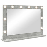 Vanity Mirror Rectangular Concrete Grey 80 x 55 x 18 cm 868296