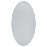 Area Rugs Oval HUARTE Grey 100 x 200 cm 100% Polyester 4103636