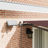 Manual Retractable Awning with LEDs Brown 400x300 cm 3310209