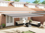 Retractable Awning Light Grey 500 x 350 cm 3331545