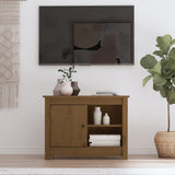 TV Cabinet Honey Brown 70x36.5x52 cm Solid Wood Pine 814582