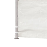 Gazebo with Roof White 6.69x4.08x3.22 m Polyethylene 3155487