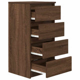 Sideboard Brown Oak 37.5x35x76 cm Engineered Wood 861757