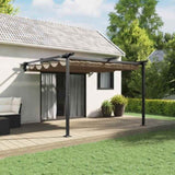Gazebo 300 x 300 x 200 cm Taupe Polyester 4003973