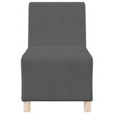 Modular Sofa Unit Armless 2 pcs Dark Grey 55 x 74 x 82 cm 3399777