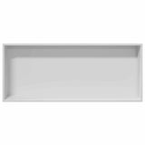Shower Niche White 75 x 30 x 9.5 cm Stainless Steel 42012673