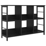 Bookshelf Black Oak 102 x 32 x 72.5 cm Engineered Wood 884012