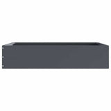 Lawn Edging 6 pcs Anthracite 60 x 60 x 13 cm Steel 874735