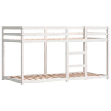 Bunk Bed without Mattress Blue 80x200 cm Solid Wood Pine 3283992