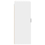 Wall Glass Cabinet PORTO White 60 x 31 x 80 cm Engineered Wood 885435