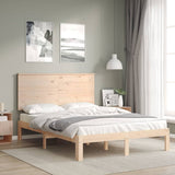 Bed Frame without Mattress 140x190 cm Solid Wood Pine 3193641