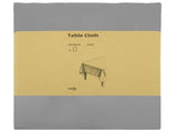 Table Cloth 5 pcs Rectangular Light Grey 140 x 220 cm Polyester 42040234