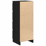 Sideboard Black Oak 37.5x35x99 cm Engineered Wood 861698