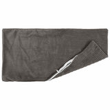 Cushion Cover 6 pcs HEERLEN Dark Grey 50 x 80 cm Corduroy 911964