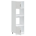 Oven Cabinets 2 pcs Lucca White Engineered Wood 3315041