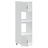 Oven Cabinets 2 pcs Lucca White Engineered Wood 3315041