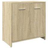 3 Piece Bathroom Furniture Set Sonoma Oak Engineered Wood 3324972