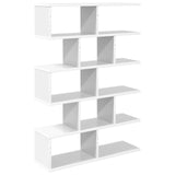 Wall Shelf White 70 x 20 x 100 cm Engineered Wood 8012148