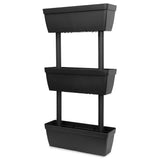 Garden Planter 6 pcs 100 cm Anthracite 151823