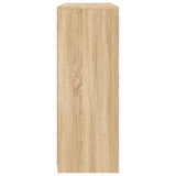 Sideboards with LED Lights 3 pcs Sonoma Oak Engineered Wood 3209102