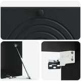 Wall-Mounted TV Cabinet Black 99 x 41 x 30 cm Engineered Wood 898186