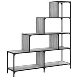 Bookcase 4-Stair Grey Sonoma 139x33.5x149 cm Engineered Wood 842479