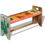 Cola Bench Solid Reclaimed Wood 100x30x50 cm 243457