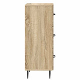 Drawer Cabinet Sonoma Oak 33 x 34.5 x 89.5 cm Engineered Wood 894847