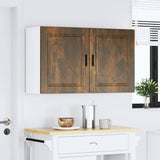 Kitchen Wall Cabinets 2 pcs Porto Smoked Oak Engineered Wood 854048