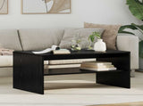 Coffee Table Black Oak 80 x 50 x 40 cm Engineered Wood 8000277