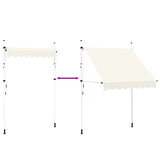 143694 Manual Retractable Awning 200 cm Cream