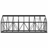 Glass Greenhouse Anthracite 155x395.5x191 cm Aluminium 3082336