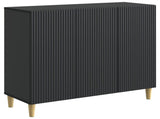 Sideboard Black 89 x 34.5 x 80 cm Engineered Wood 894646