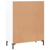 Sideboard High Gloss White 69.5x34x90 cm Engineered Wood 828046