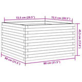 Garden Planter 80x80x45.5 cm Solid Wood Douglas 847261