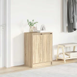 Shoe Cabinet Sonoma Oak 57x34x76 cm Engineered Wood 861870