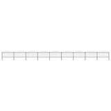 Garden Fence with Spear Top Steel 1603.5x150 cm Black 277738