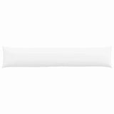 Sofa Pillows 2 pcs White 200 x 40 cm Fabric 42013879