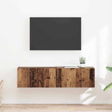 TV Wall Cabinet Wall-mounted 2 pcs Old Wood 60 x 31 x 29.5 cm 892206