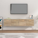 Wall Cabinets 2 pcs Sonoma Oak 80x35x36.5 cm Engineered Wood 3115646