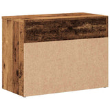 Shoe Bench Old Wood 60x30x45 cm Engineered Wood 856754