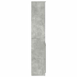 Highboard Concrete Grey 37.5x35x180 cm Engineered Wood 861673