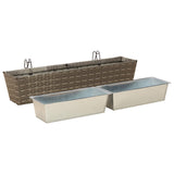 Railing 2 pcs 80 x 17 x 17 cm Metal 42026970