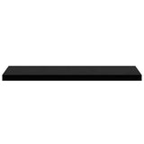 Floating Wall Shelves 2 pcs High Gloss Black 90x23.5x3.8 cm MDF 323776