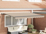 Retractable Awning Beige 300 x 200 cm Fabric 3329574
