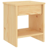 Bedside Cabinet Light Wood 35x30x40 cm Solid Pinewood 322221