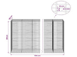 Gabion with 5 mm Wire and 5x10 cm Mesh 750x100x200 cm 3464889