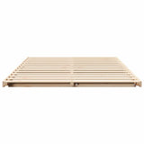 Bed Frame Brown 140 x 200 cm Solid Pine Wood 873070