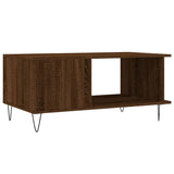 Coffee Table Brown Oak 90x50x40 cm Engineered Wood 829491