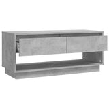 TV Cabinet Concrete Grey 102x41x44 cm Engineered Wood 809489